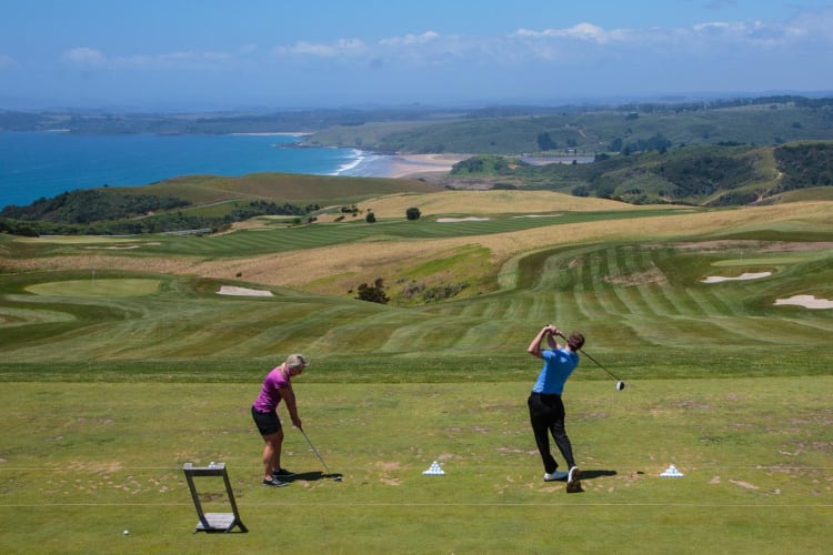 The driving range